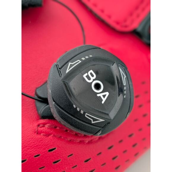 Men's Fizik Infinito R1 Bike Shoes Red US 9.5 EU 42.5  Shimano SM-SM11 Cleats - Picture 5 of 11